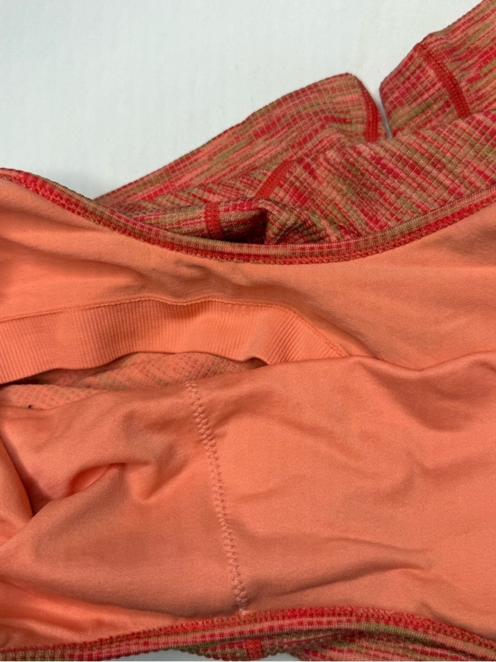 JoyLab heathered coral/orange-pink blend Open Back Bodysuit Romper - Picture 13 of 16